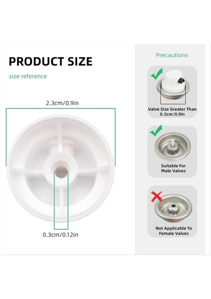 24PCS Sprey-Boyalı Kapaklar ve Nozullar Kiti-Erkek Kutular Için Adaptör Seti, Sprey-Can Nozul, Sanatçı Sınıfı Sprey Kontrol Kiti (Yurt Dışından) fiyatları