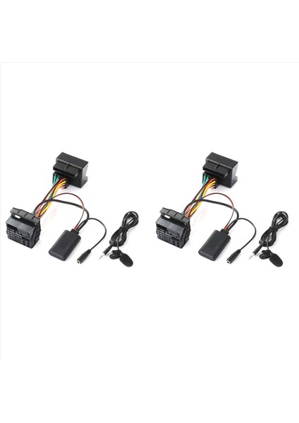 2x Ses Aux Kablosu Adaptörü Bluetooth 5 0 + Opel Için Harici Mikrofon CD30 CDC40 CD70 DVD90 Opel Için (Yurt Dışından)