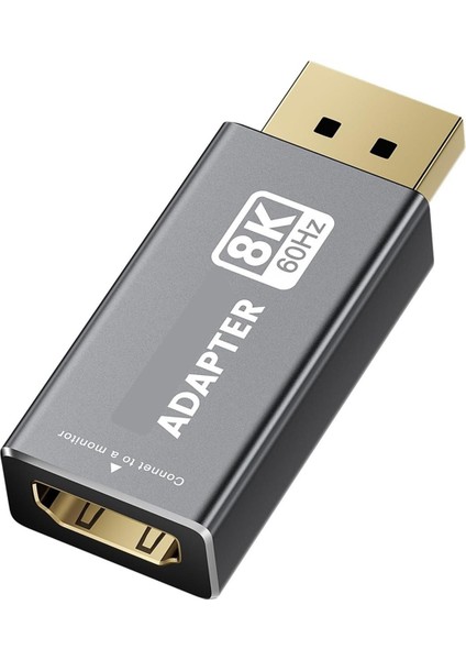 Displayport - HDMI Uyumlu Adaptör Tek Yönlü Dp - HDMI Uyumlu Adaptör (Yurt Dışından)