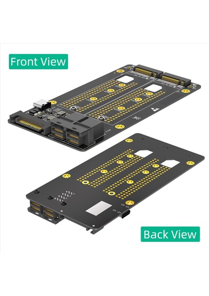 2x Yeni Sürüm Çift M 2 Nvme Ssd&#39 Den Çift SFF-8643 Adaptörüne (Yurt Dışından) fiyatları