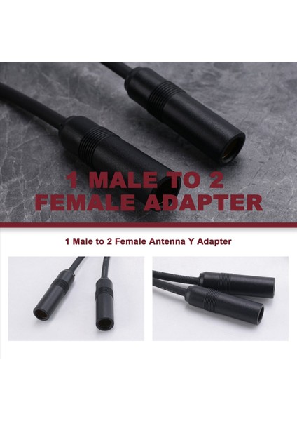 1 Erkek Ila 2 Dişi Y Araba Stereo Radyo Anten Adaptörü Motorola Siyah (Yurt Dışından) indirimleri