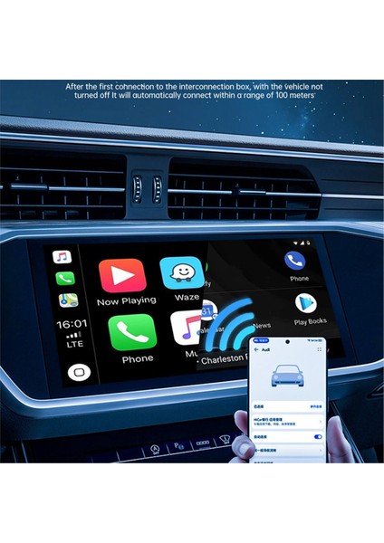 IPhone Için Kablosuz Carplay Adaptörü Akıllı Aı Kutusu USB Dongle Kablolu Carplay&#39 Den Kablosuz Carplay&#39 E (Yurt Dışından) fırsatları