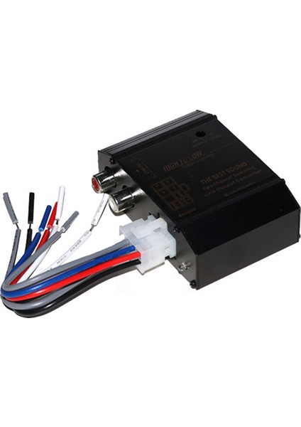 Anti-En-Enfliyet Teknolojisi ile Rca Bağlantı Noktası Için 12V Araç Ses Hoparlör Yüksek Ila Düşük Seviye Dönüştürücü Adaptörü (Yurt Dışından)