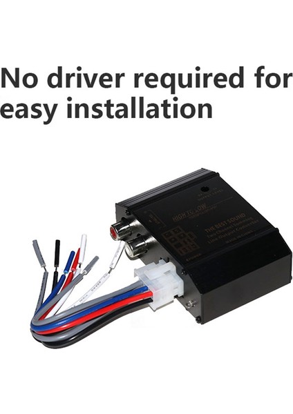 Anti-En-Enfliyet Teknolojisi ile Rca Bağlantı Noktası Için 12V Araç Ses Hoparlör Yüksek Ila Düşük Seviye Dönüştürücü Adaptörü (Yurt Dışından) indirimleri