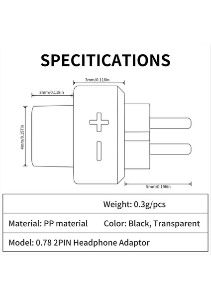 2pcs Dişi - 0 78 2 Pin Erkek Kulaklık Adaptörü Shuoer İLETKEN/ŞARKICI/SOLIST/EJ07/TAPE Pro A Için Kulaklık Kulaksına (Yurt Dışından) modelleri