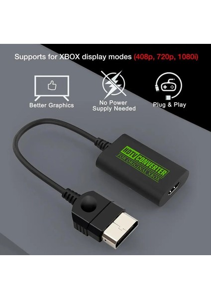 Xbox&#39 A Xbox Game Console Için Xbox-Hdmı Uyumlu Adaptör Hd Bağlantı Kablosu Için (Yurt Dışından) modelleri