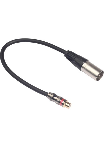 Rca Dişi -Xlr Erkek Kablosu Xlr -Rca Dönüştürücü Ses Adaptörü Yama Kablo Değiştirici -30CM (Yurt Dışından) fiyatları