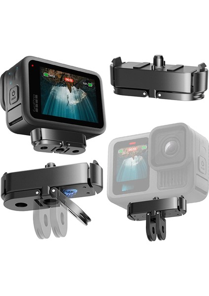 2x Manyetik Adaptör Dağı Gopro Hero 13 Siyah Katlanabilir Hızlı Bırakma Sabitleme Kaidesi Kamera Tripodu Adaptör Dağı (Yurt Dışından) fırsatları