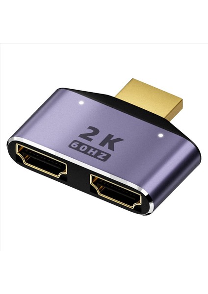 2x HDMI Uyumlu 1&#39 De 2 Out Sablite Adaptörü 2k 60Hz 2&#39 De 1 Hd Ekran LED Işığı ile Çift Yönlü Seçici Anahtarı (Yurt Dışından) fiyatları