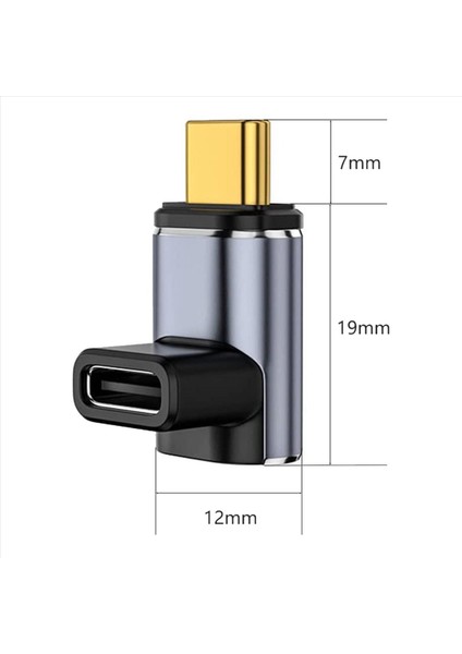 4 Pcs USB C Manyetik Adaptörü 40GBPS 24 Pin USB Adaptörü PD100W 8k 60Hz Type-C Extender Steam Deck MacBook Galaxy (Yurt Dışından) fiyatları