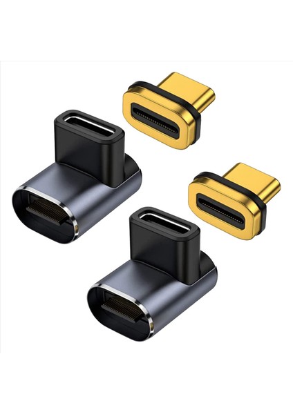 4 Pcs USB C Manyetik Adaptörü 40GBPS 24 Pin USB Adaptörü PD100W 8k 60Hz Type-C Extender Steam Deck MacBook Galaxy (Yurt Dışından) fırsatları