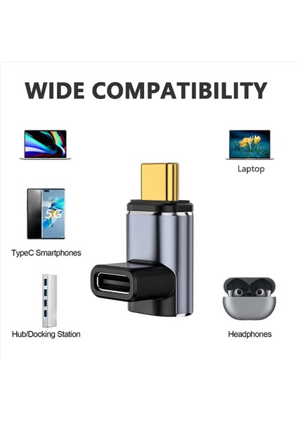 4 Pcs USB C Manyetik Adaptörü 40GBPS 24 Pin USB Adaptörü PD100W 8k 60Hz Type-C Extender Steam Deck MacBook Galaxy (Yurt Dışından) indirimleri