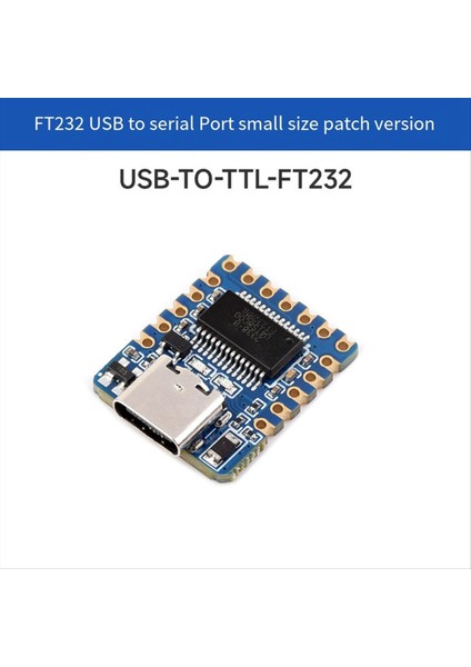Waveshare FT232 Usb-Ttl Uart Seri Iletişim Modülü Tip-C Seri Adaptör Modülü 3 3V/5V Wın7/8/10/11 Mac Için (Yurt Dışından) fiyatları