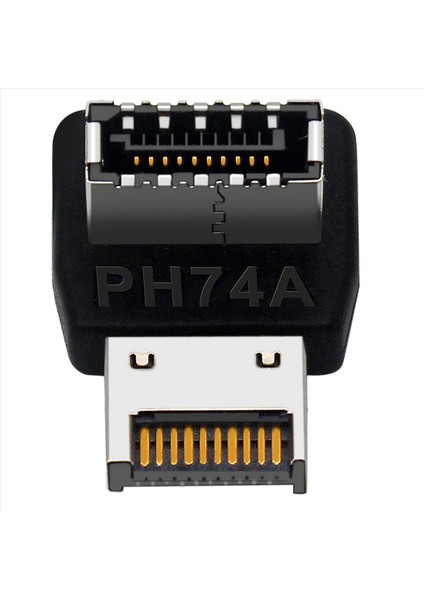 3x Bilgisayar Anakart Tipi-E USB 3 1 Type-E Arayüz 90 Derece Direksiyon Dirsek Ön Tip-C Kurulu Adaptör (PH74A) (Yurt Dışından) modelleri