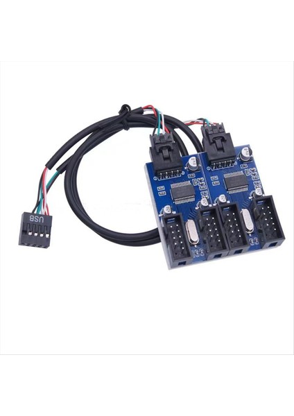 1&#39 Den 1 Adaptör Kablosu Anakart 9pin Konnektörü USB Pimi Fiş ve Oynat Anakart Adaptör Kablosu (Yurt Dışından)