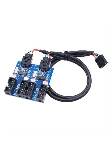 1&#39 Den 1 Adaptör Kablosu Anakart 9pin Konnektörü USB Pimi Fiş ve Oynat Anakart Adaptör Kablosu (Yurt Dışından) fırsatları