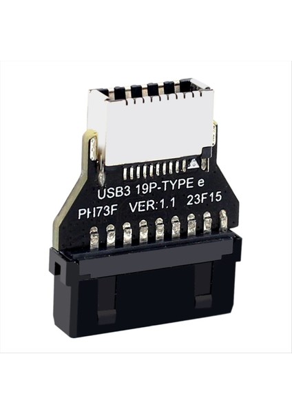 Usb3 0 19PIN/20PIN-TYPE-E Dönüştürücü Adaptör Şasi Ön Panel Tip C Tapın (Yurt Dışından)