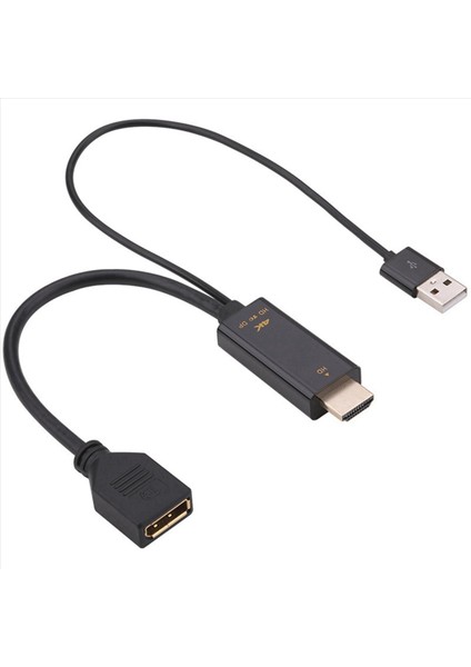 4x HDMI Uyumlu Erkek Displayport Dişi Dönüştürücü Kablosu 4K 60Hz HDMI ile Uyumlu Dp Dönüştürücü Adaptör Kablosu (Yurt Dışından) fiyatları