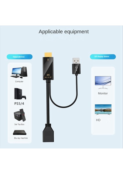 4x HDMI Uyumlu Erkek Displayport Dişi Dönüştürücü Kablosu 4K 60Hz HDMI ile Uyumlu Dp Dönüştürücü Adaptör Kablosu (Yurt Dışından) modelleri