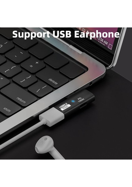 100W Şarj Portu ile 2&#39 De 1 USB C-Usb 3 2 Adaptör Rog Ally Için Thunderbolt 4/3 Otg Dönüştürücü Steam Güverte Siyah (Yurt Dışından) indirimleri