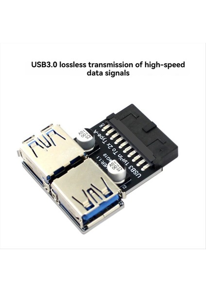 19PIN Ila Çift Usb3 0/3 1 Adaptörü 19P/20P-ÇIFT A Tip A Dişi Ön Konnektör Dönüştürücü USB 3 0 Adaptör Eklenti Takımı (Yurt Dışından) modelleri