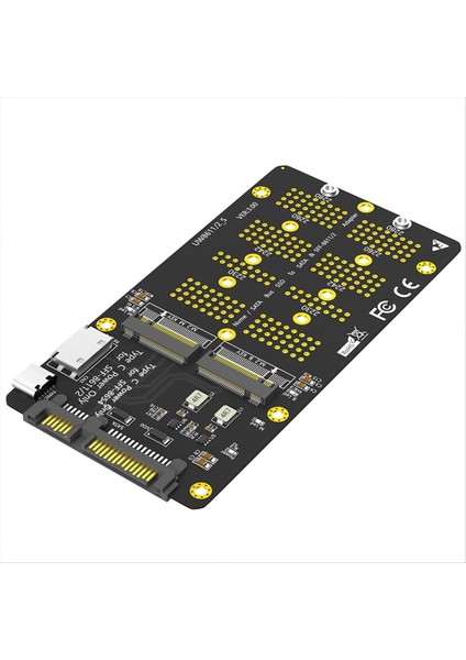 2 Arada Kombo M 2 (Ngff) Nvme Ssd/sata-Bus SSD-SFF-8611/8612 ve Sata Adaptörü (Yurt Dışından)