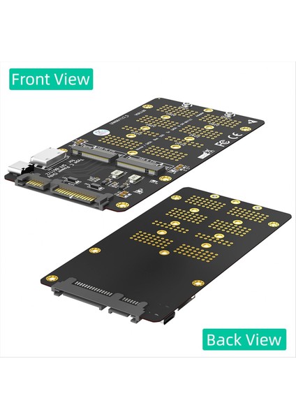 2 Arada Kombo M 2 (Ngff) Nvme Ssd/sata-Bus SSD-SFF-8611/8612 ve Sata Adaptörü (Yurt Dışından) modelleri