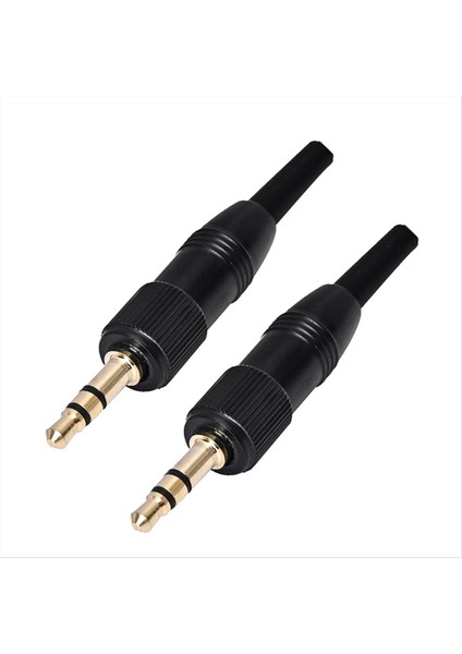 3 5 mm 1/8inch Stereo Vidalı Ses Kilit Konnektörü Sennheiser Mikrofon Yedek Fiş Adaptör Fiş Konnektörü (Yurt Dışından)