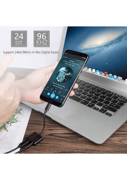 3x USB C Ila 3 5mm Kulaklık ve Şarj Cihazı Adaptörü Galaxy S22/S21/S20/S20+ Ultra Için 2&#39 Den 2&#39 Si Not 20/10 Pixel 6/5/4/3 Xl (Yurt Dışından) modelleri