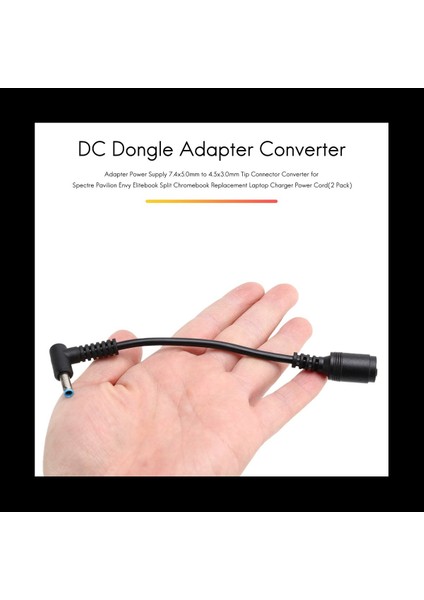 Adaptör Güç Kaynağı 7 4x5 0mm Ila 4 5x3 03M mm Hp Stream Spectre Pavilion Envy (20 Paket) Için (Yurt Dışından) indirimleri