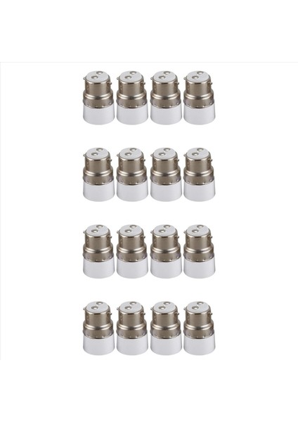 Ac 220V B22 - E14 Taban Soketi Işık Lambası Ampul Adaptör Tutucu 16PCS (Yurt Dışından)