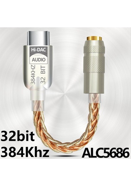 USB C Ila 3 5mm Dac Kulaklık Amplifikatör Kulaklık Amp ALC5686 Hıfı Dijital Ses Kodlayıcı Aux Audio Kablo Adaptör Dönüştürücü (Yurt Dışından) modelleri