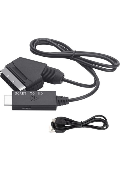 Hdtv Stb DVD Dönüştürücü Aksesuarları Için 1080P/720P Dönüştürücü Kablosu HDMI Uyumlu Tv Ses Video Adaptörüne Skart (Yurt Dışından) fiyatları