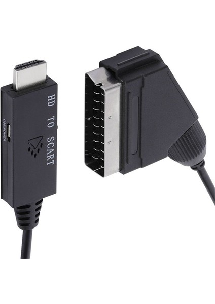 Hdtv Stb DVD Dönüştürücü Aksesuarları Için 1080P/720P Dönüştürücü Kablosu HDMI Uyumlu Tv Ses Video Adaptörüne Skart (Yurt Dışından) indirimleri