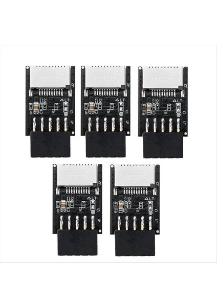 5pcs USB Ön Panel Adaptörü Type-E Dişi-Usb 2 0 9 Pin Kadın Adaptör Başlığı Anavatan H8WD (Yurt Dışından)