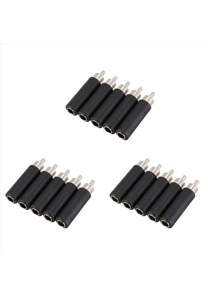 15X 6 35MM 1/4 Inç Mono Dişi Kriko - Rca Erkek Fiş Ses Adaptör Kablo Dönüştürücü (Yurt Dışından)
