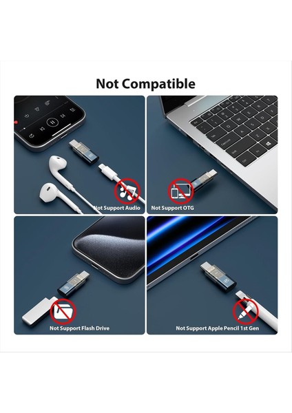 Apple Arayüzü Kadın-Usb-C Erkek Adaptör C Tip C-Iphone 15 15 Pro Için Apple Arayüz Konnektörü Için (Yurt Dışından) fiyatları