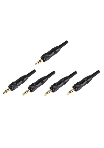 5pcs 3 5mm Stereo Vidalı Tapa Kilitleme Sony Nady AUDIO2000S Mikrofon Yedek Fiş Adaptörü Için Sennheiser Için Ses Kilidi Konnektörü (Yurt Dışından)