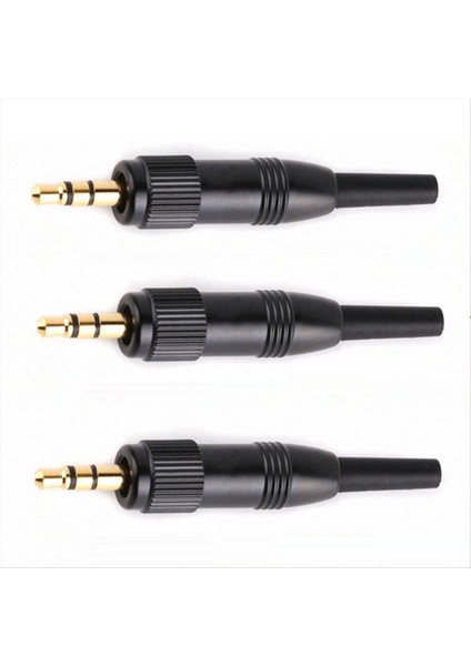5pcs 3 5mm Stereo Vidalı Tapa Kilitleme Sony Nady AUDIO2000S Mikrofon Yedek Fiş Adaptörü Için Sennheiser Için Ses Kilidi Konnektörü (Yurt Dışından) modelleri