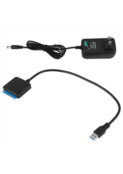 USB - Sata Veri Kablosu 2 5/3 5 Inç Usb3 0 Kolay Sürücü Kablosu Sata Sabit Disk Adaptör Kablosu (Abd Fişi) (Yurt Dışından)