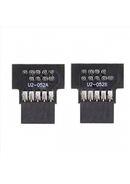 2set Aşağı ve Yukarı Açılı 90 Derece Erkek - Kadın USB 2 0 10PIN Anakart Uzatma Adaptörü Için Başlık (Yurt Dışından) modelleri