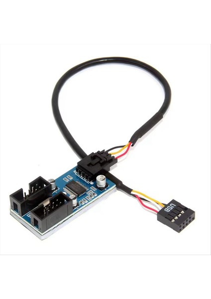 1&#39 Den 2 Adaptör Kablosu Anakart 9pin Konnektörü USB Pimi Fiş ve Oynat Anakart Adaptör Kablosu (Yurt Dışından) fırsatları