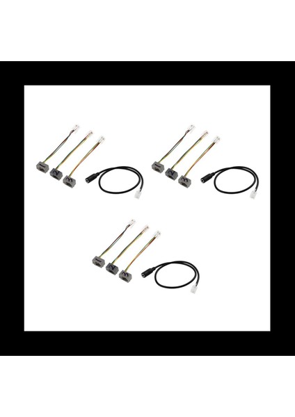 3x Rj9 4P4C Erkek Fişe 3 5mm Dişi Jack Kulaklık Ses Sesli Telefon Dönüştürücü Adaptörü Avaya Için Uzatma Kablo Tel Kablosu (Yurt Dışından)