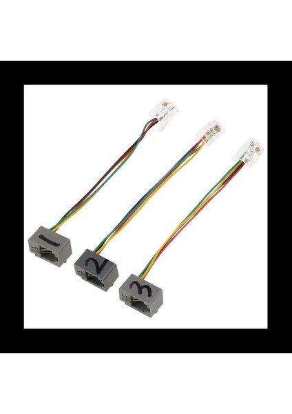 3x Rj9 4P4C Erkek Fişe 3 5mm Dişi Jack Kulaklık Ses Sesli Telefon Dönüştürücü Adaptörü Avaya Için Uzatma Kablo Tel Kablosu (Yurt Dışından) fiyatları