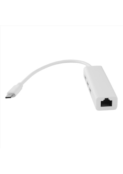 MacBook Pc Için Usb-C USB 3 1 Tip C-Usb RJ45 Ethernet Lan Adaptör Hub Kablosu (Yurt Dışından) modelleri