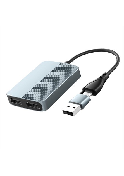 USB 3 0 Ila Çift HDMI Uyumlu Adaptör 2 Monitör 1080P Çift Monitör Adaptörü Için (Yurt Dışından)