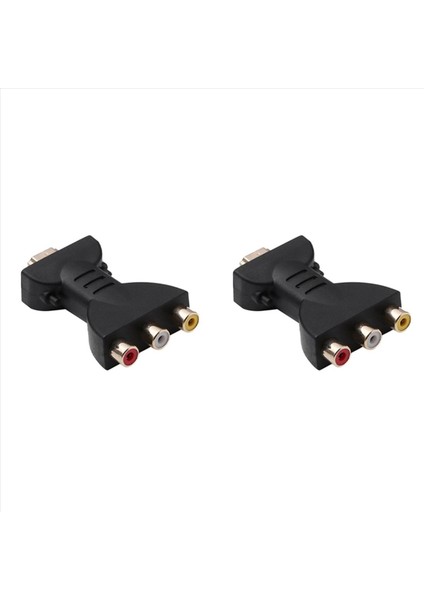 3 Rgb Rgb Rga Video Ses Adaptörleri Hdmı-Male-3 Rca Video Ses Adaptörü Bileşen Konnektörü (Yurt Dışından)