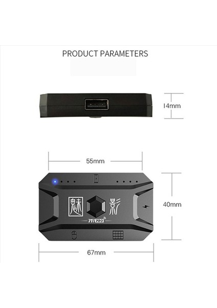 5x Pubg Mobile Controller Oyun Klavye Fare Dönüştürücü Bluetooth 5 0 Için 5x Tapa ve Oynatın Android Adaptörü Için (Yurt Dışından) fiyatları