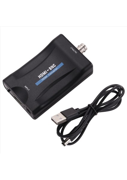 HDMI - Bnc Video Ses Dönüştürücü Adaptör Uyumlu Pal/ntsc USB Güç Kablosu (Yurt Dışından) fiyatları