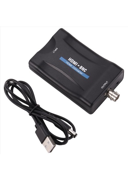 HDMI - Bnc Video Ses Dönüştürücü Adaptör Uyumlu Pal/ntsc USB Güç Kablosu (Yurt Dışından) modelleri